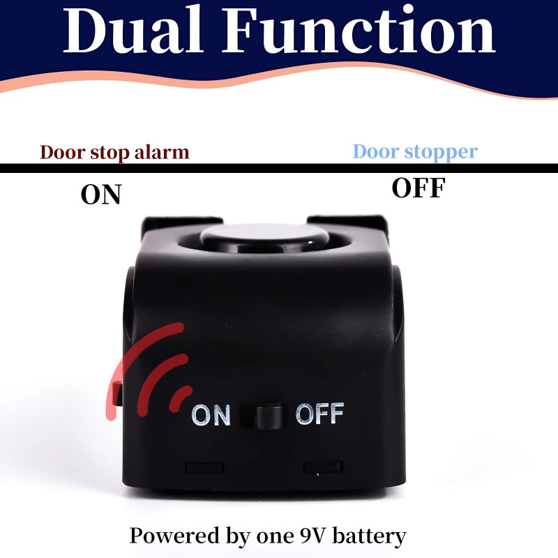Anti-theft portable door stop  - Door Stop Alarm recension och pris