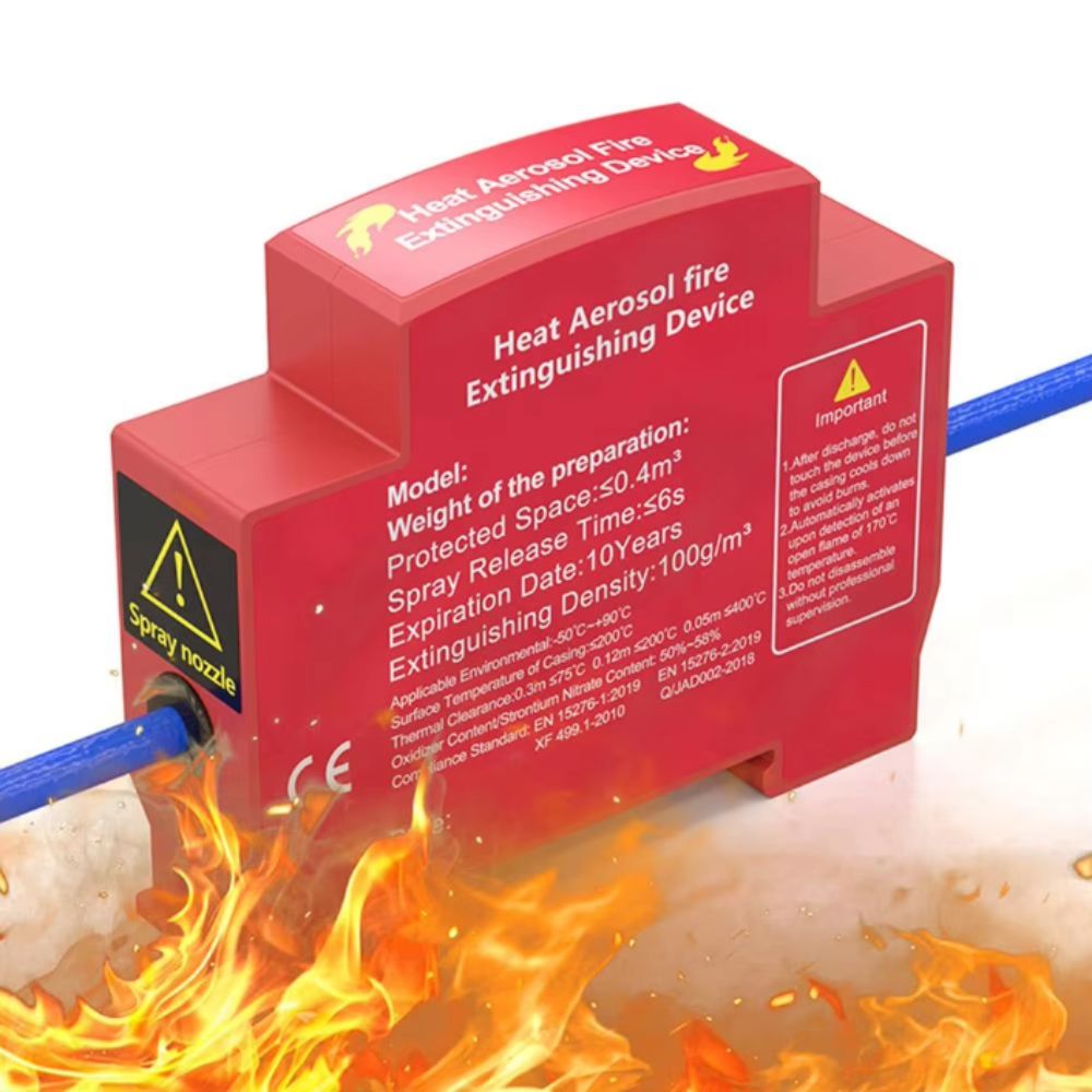 Dual-Line Design Flame Retarda - Fire Extinguisher Small recension och pris